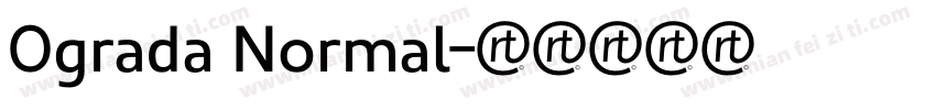 Ograda Normal字体转换